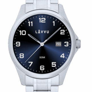 LAVVU Ocelové pánské hodinky GLIMT Blue