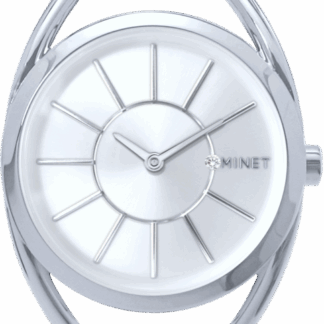 MINET Stříbrné dámské hodinky ICON SILVER