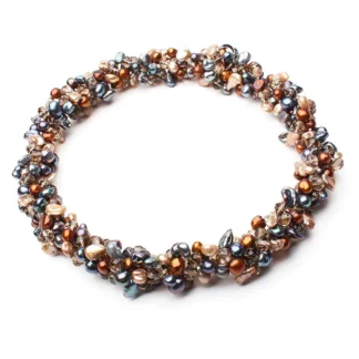 Perlový náhrdelník Yuno Pearls 16268003-č+h