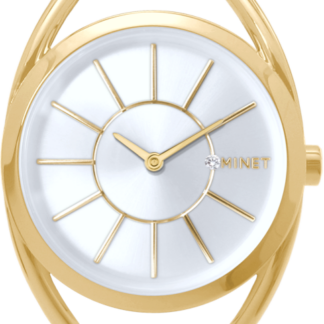 MINET Zlaté dámské hodinky ICON GOLD MESH