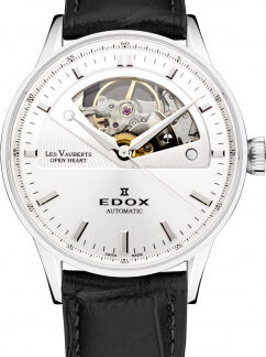 Dámské hodinky Edox Les Vauberts Open Heart Automatic 85019 3A AIN