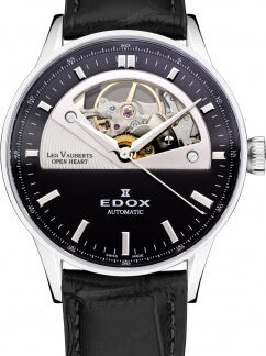 Dámské hodinky Edox Les Vauberts Open Heart Automatic 85019 3N NIN
