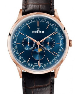 Pánské hodinky Edox Moonphase 40101 37RC BUIR