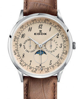 Pánské hodinky Edox Moonphase 40101 3C BEBN