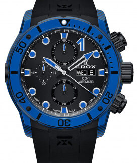 Pánské hodinky Edox Carbon Chronograph Automatic 01125 CLNBUNNIN