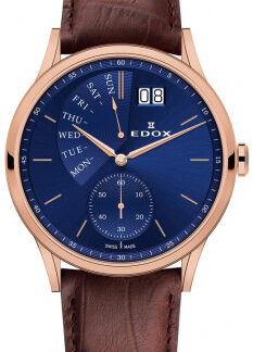 Pánské hodinky Edox Date Retrograde 34500 37R BUIR