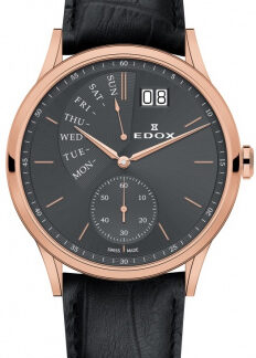 Pánské hodinky Edox Date Retrograde 34500 37R GIR