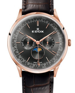 Pánské hodinky Edox Moon Phase 40101 37RC GIR
