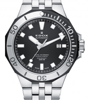 Pánské hodinky Edox Automatic Date 80110 357NM NIN
