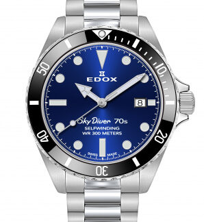 Mechanické hodinky Edox Skydiver 70´s Date Automati