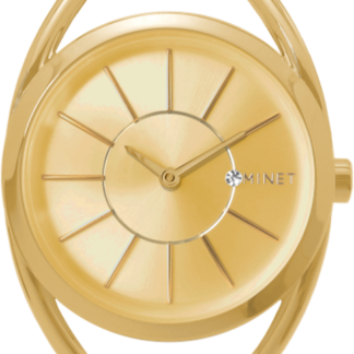 MINET Zlaté dámské hodinky ICON ALL GOLD MESH