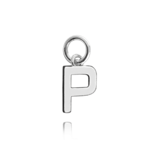 MINET Stříbrný přívěs drobné písmeno "P"