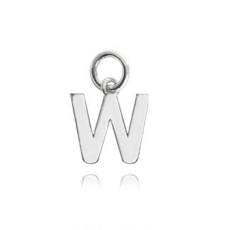 MINET Stříbrný přívěs drobné písmeno "W"