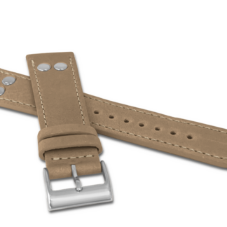LAVVU Béžový pilotní řemínek PILOT z luxusní kůže Top Grain - 20