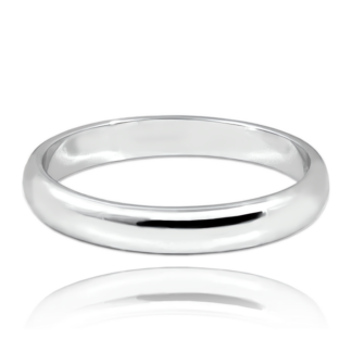 MINET+ Stříbrný snubní prsten 3.5 mm - vel. 58