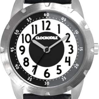 CLOCKODILE Svítící černé chlapecké hodinky HOKEJ
