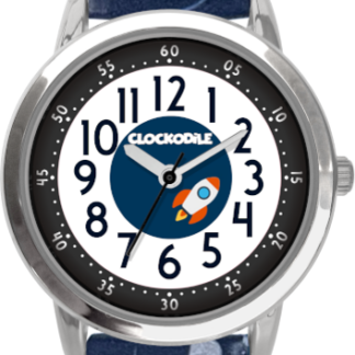 CLOCKODILE Svítící tmavě modré chlapecké VESMÍR