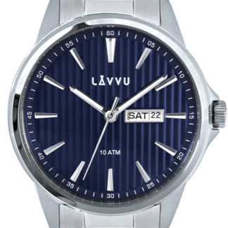LAVVU Stylové pánské hodinky TRONES Deep Blue 100M