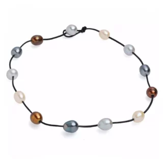 Perlové náhrdelník Yuno Pearls 12053490-mix