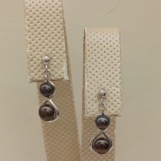 Perlové náušnice Yuno Pearls 14009044-č