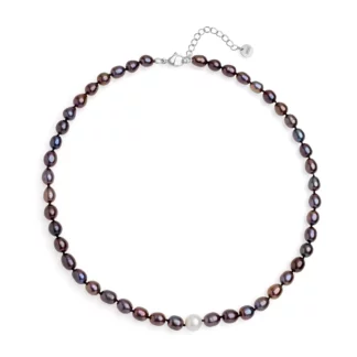 Perlový náhrdelník Yuno Pearls 15062048-č+b
