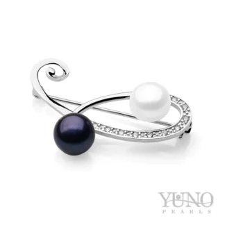 Perlová brož Yuno Pearls 15371072-b+m