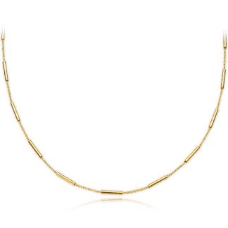 MINET Elegantní zlatý náhrdelník s tyčkami Au 585/1000 3,20g