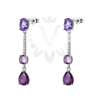 Náušnice Brosway Fancy Magic Purple FMP133