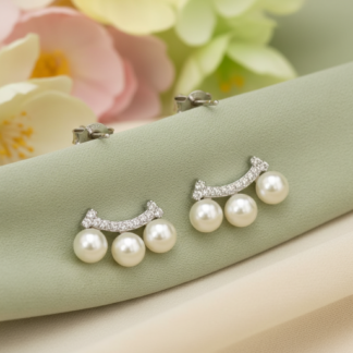 Perlový náušnice Yuno Pearls 19144016-b
